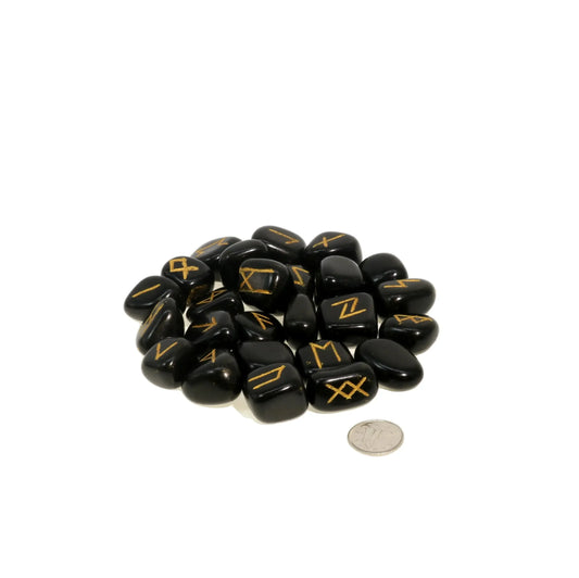 Agate Black Runes Set image 2